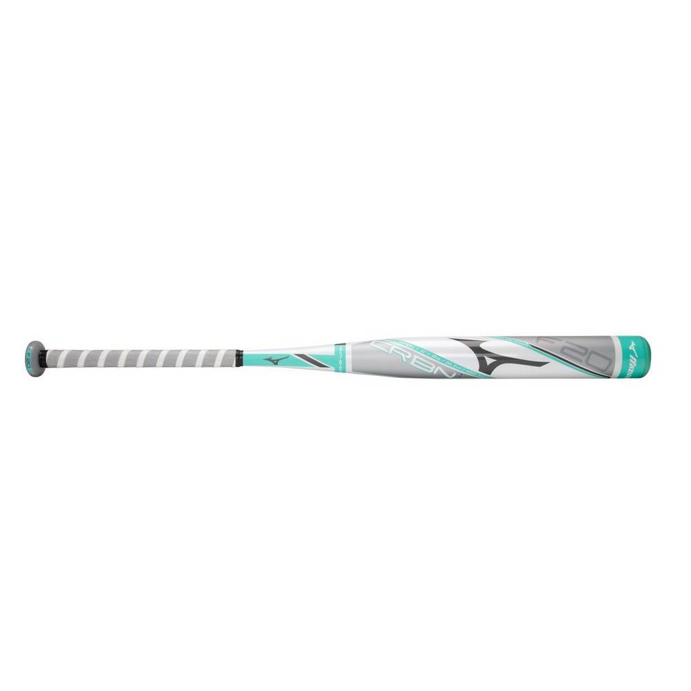 Bate Mizuno Softball F20-CRBN1 - Fastpitch (-10) Para Mujer Blancos/Verde Menta 2951604-ME