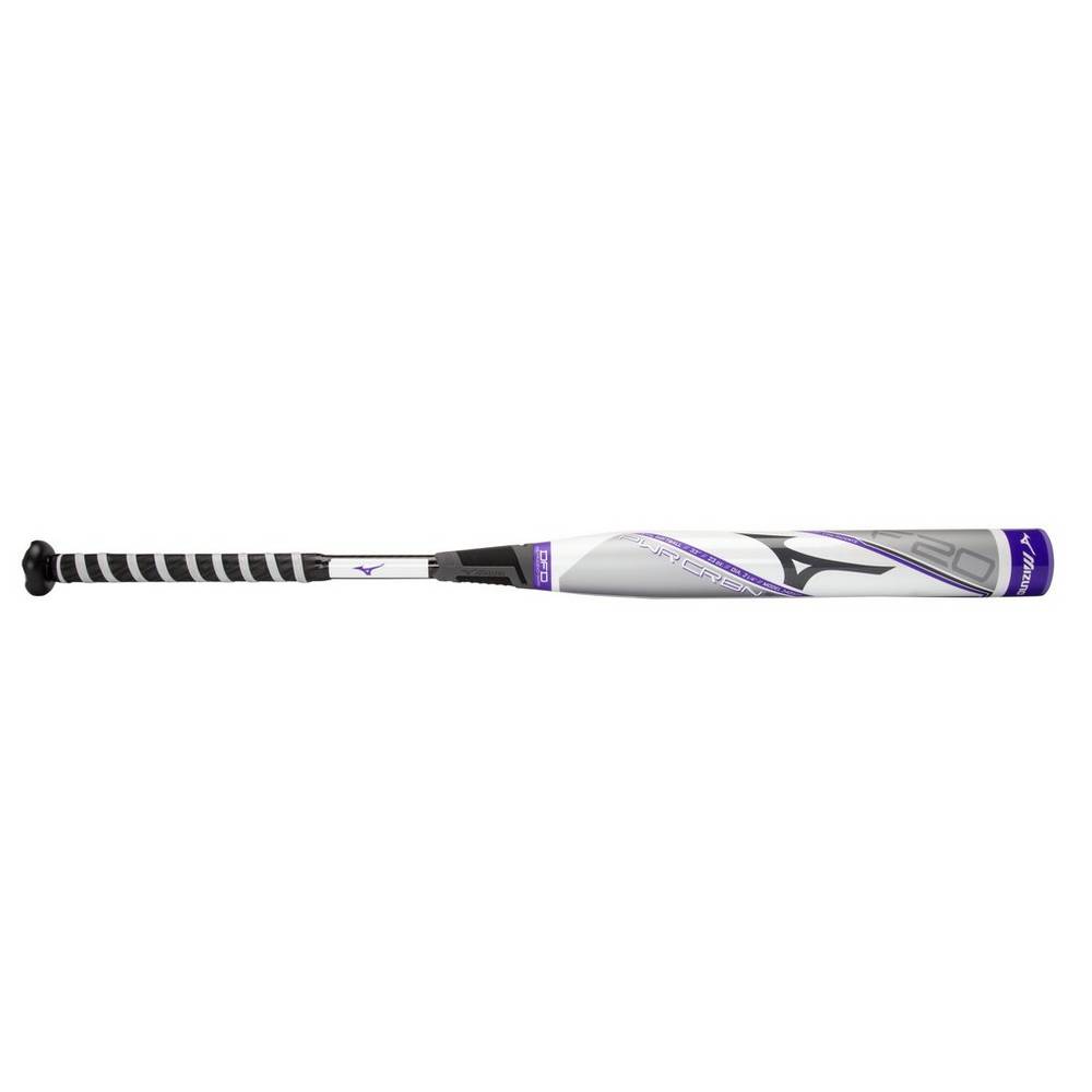 Bate Mizuno Softball F20-PWR CRBN - Fastpitch (-10) Para Mujer Blancos/Morados 3085271-ER