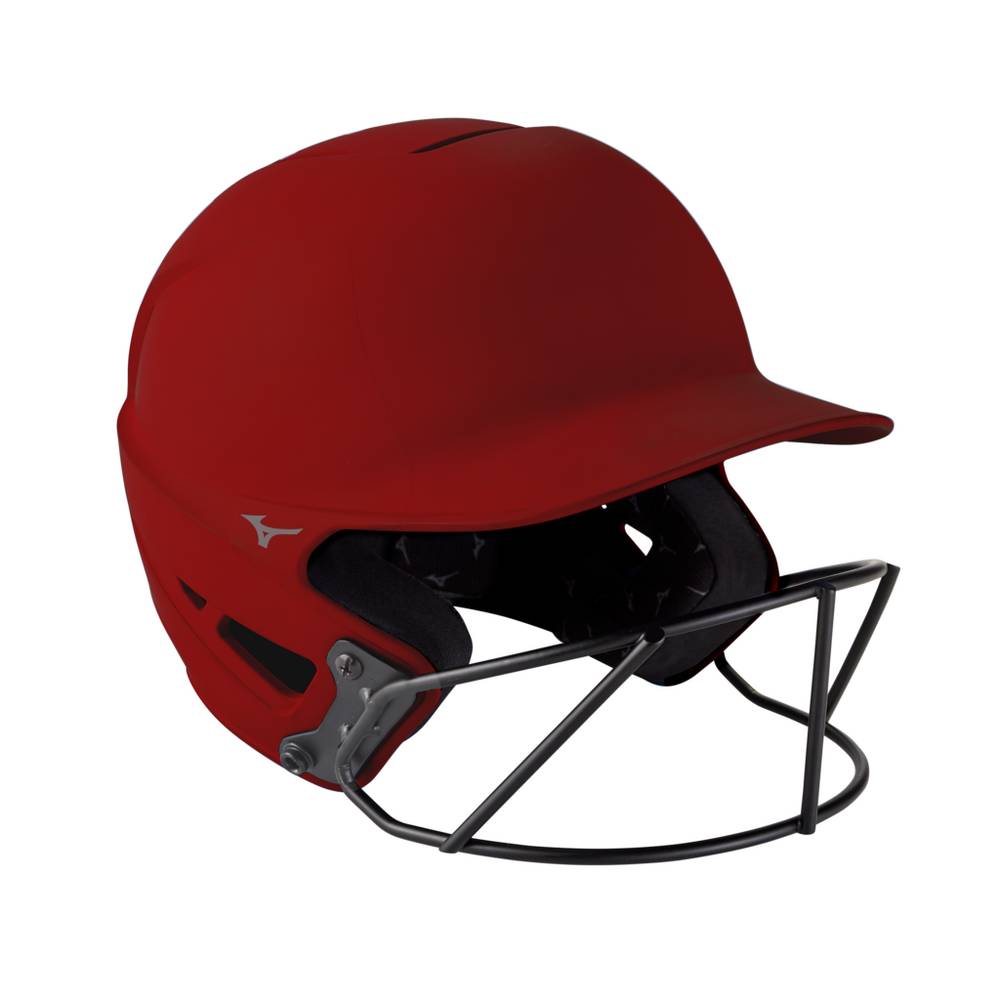 Casco Mizuno F6 Fastpitch Softball Batting Para Mujer Rojos 1708629-YJ