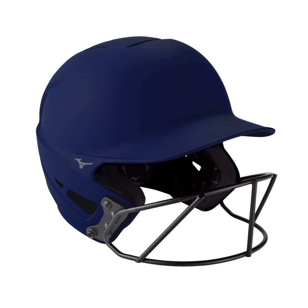 Casco Mizuno F6 Fastpitch Softball Batting Para Mujer Azul Marino 8756032-BK