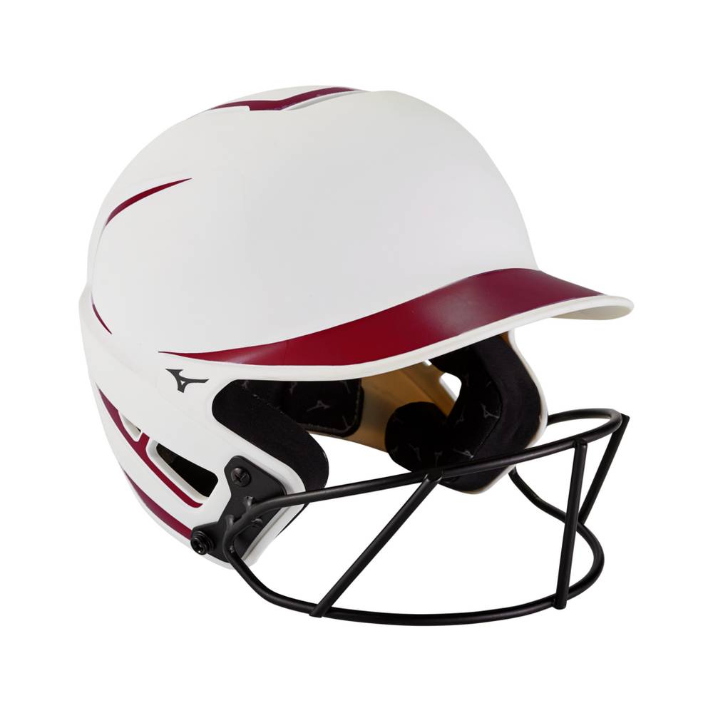 Casco Mizuno F6 Fastpitch Softball Batting Para Mujer Blancos 7384692-RK