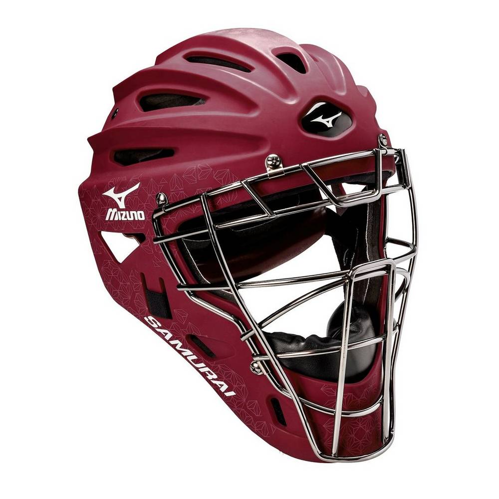 Casco Mizuno Softball Samurai Fastpitch - G4 Para Mujer Vino 4120936-RJ