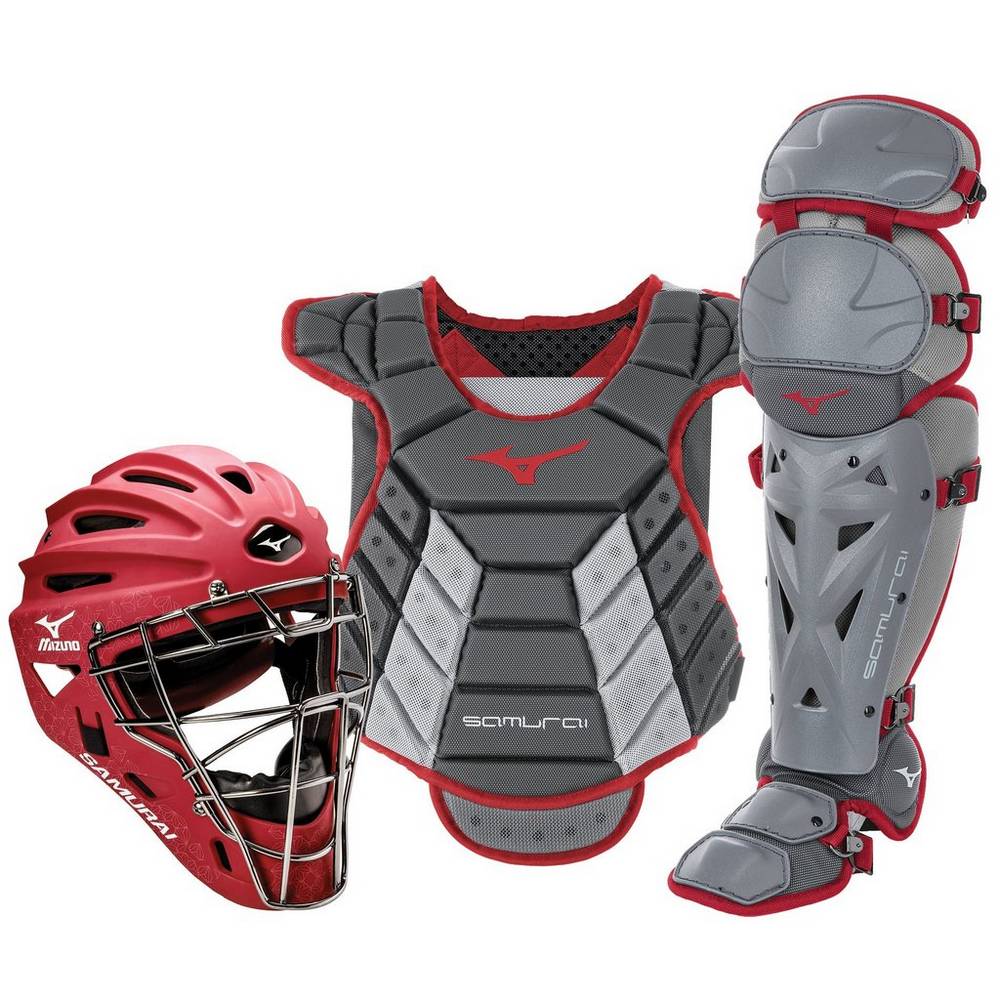 Catchers Gear Mizuno Samurai Boxed (14-15") Para Mujer Grises 8041295-NR