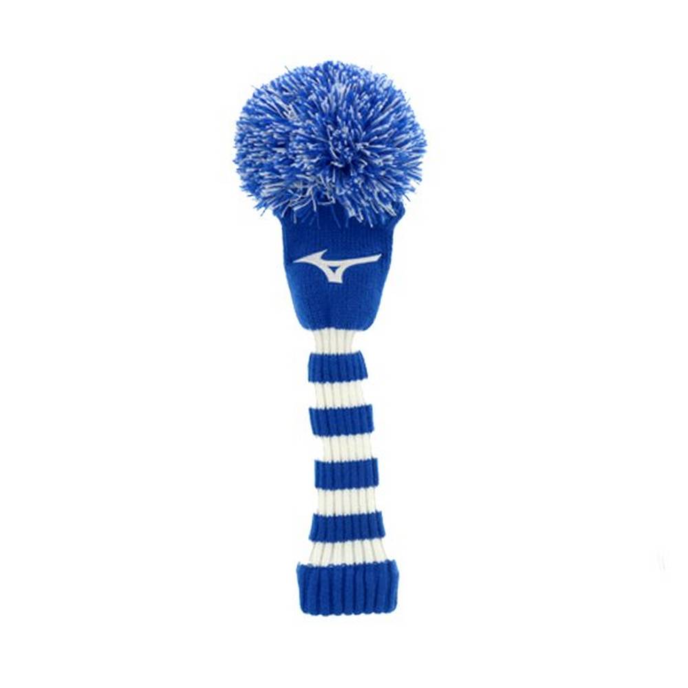 Gorro Mizuno Knit Pom Fairway Para Mujer Azules/Blancos 4135672-GC
