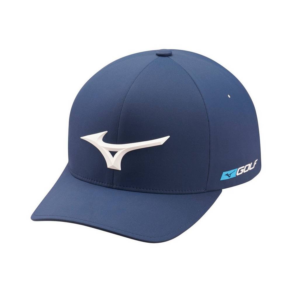 Gorro Mizuno Tour Delta Fitted Para Mujer Azul Marino 3870965-RB