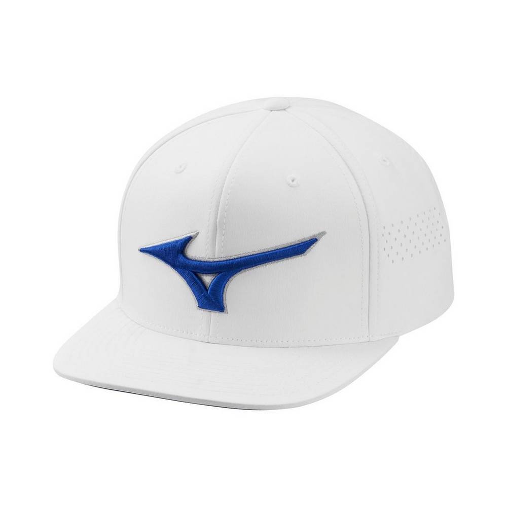Gorro Mizuno Tour Flat Snapback Para Mujer Blancos 7514063-QV