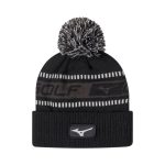 Gorro Mizuno Tour Knit Pom Invierno Para Mujer Negros/Grises 2346051-MO