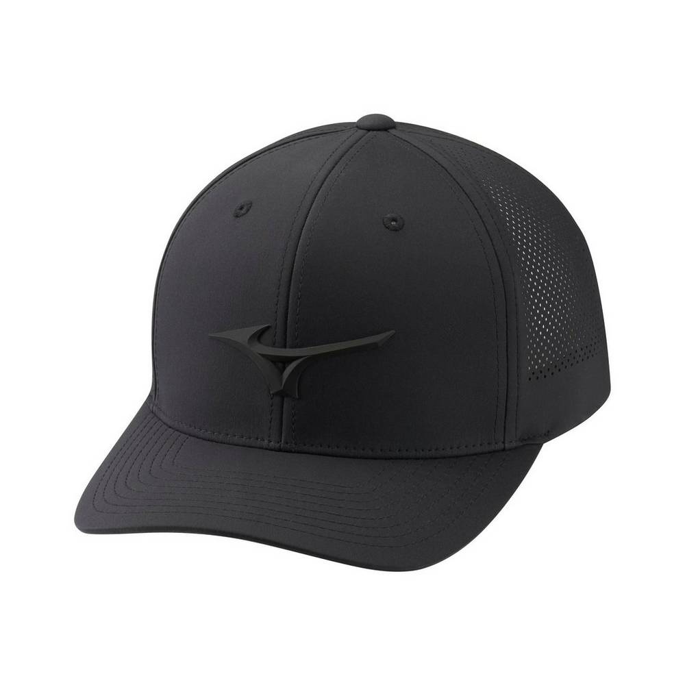 Gorro Mizuno Tour Vent Adjustable Para Mujer Negros 9346872-SL