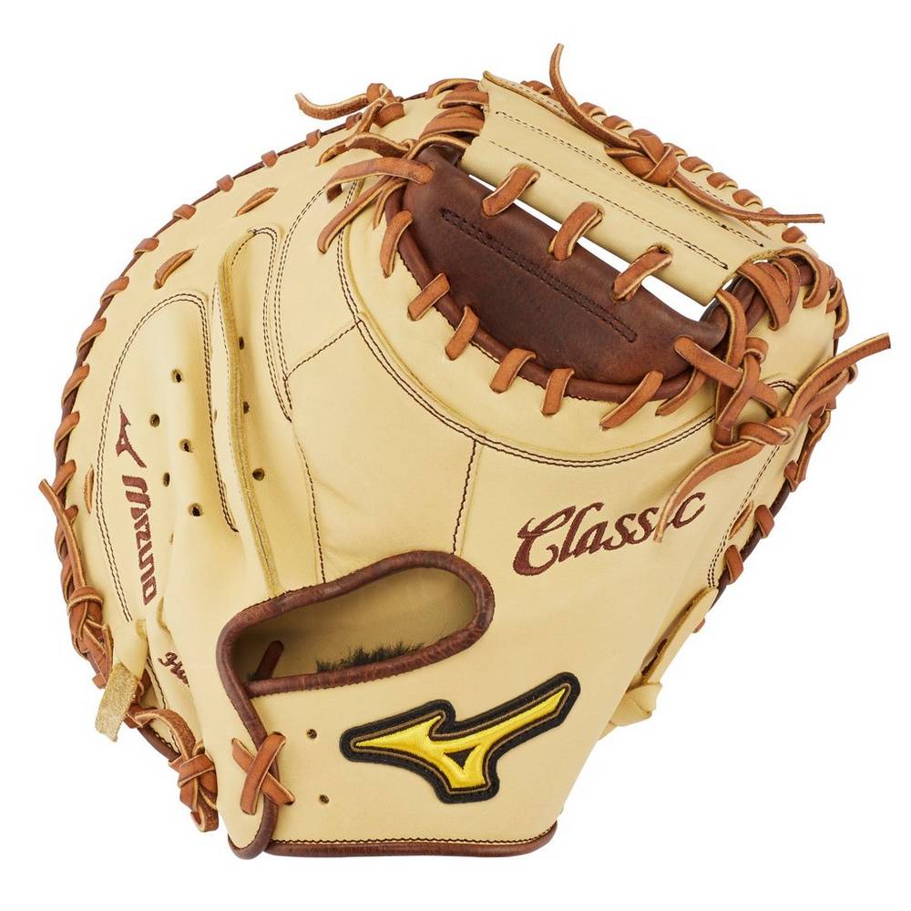 Guantes De Beisbol Mizuno Beisbol Classic Pro Soft 33.5" Para Mujer Kaki 3209158-WA