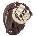 Guantes De Beisbol Mizuno Beisbol Franchise Series First Base 12.5" Para Mujer Cafes/Plateados 48576