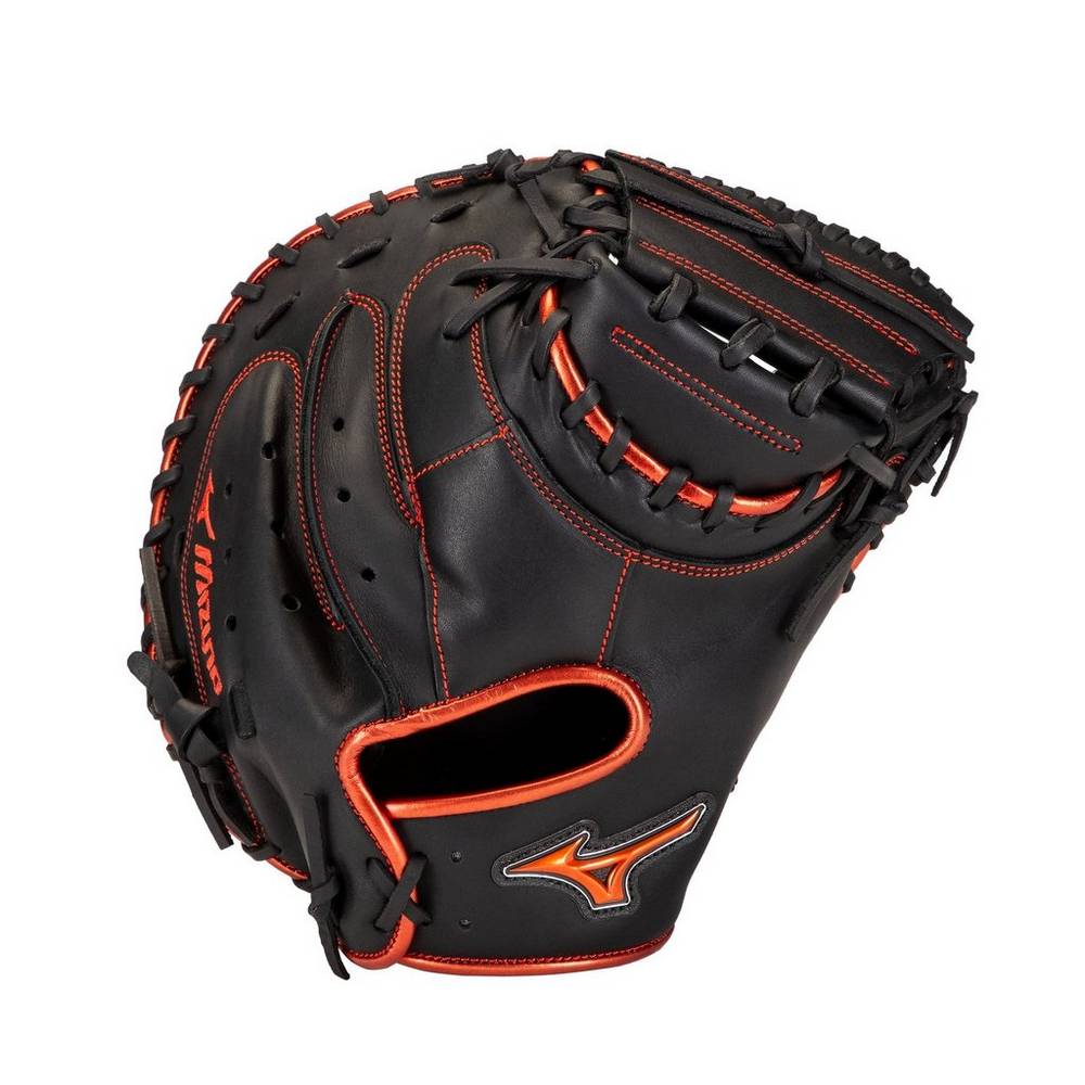 Guantes De Beisbol Mizuno Beisbol MVP Prime SE 34" Para Mujer Negros/Rojos 9042163-WZ