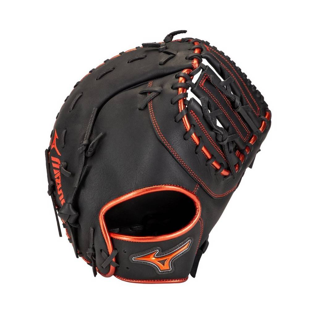 Guantes De Beisbol Mizuno Beisbol MVP Prime SE First Base 12.5" Para Mujer Negros/Rojos 3285971-UA