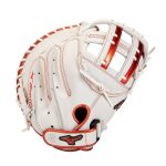 Guantes De Beisbol Mizuno Softball MVP Prime SE Fastpitch 34" Para Mujer Blancos/Rojos 7053682-TE