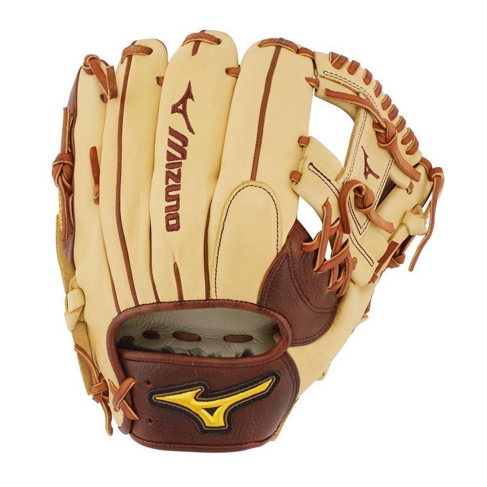 Guantes Mizuno Beisbol Classic Pro Soft Infield 11.25" Para Mujer Kaki 6932510-ZQ