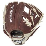 Guantes Mizuno Beisbol Franchise Series Infield 11.5" Para Mujer Cafes/Plateados 1270864-LO