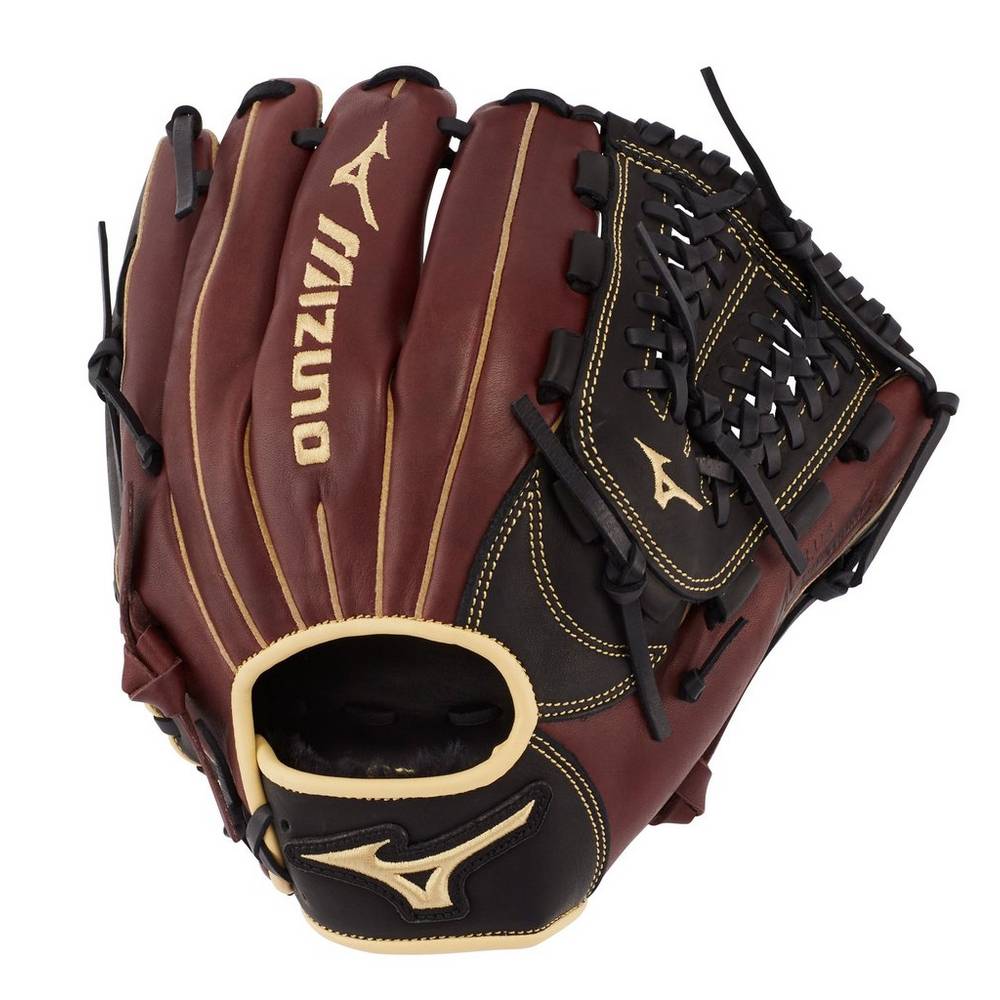 Guantes Mizuno Beisbol MVP Prime Infield 11.5" Para Mujer Negros Rosas 5146983-SY