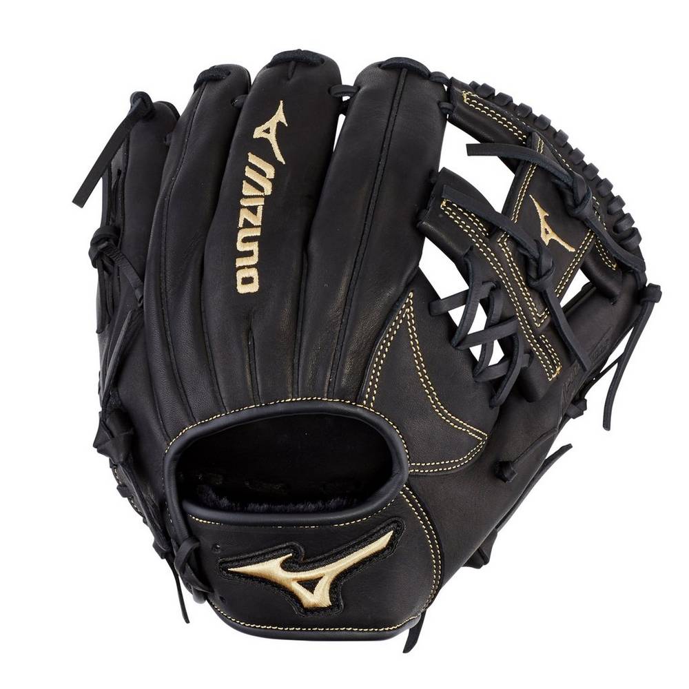 Guantes Mizuno Beisbol MVP Prime Infield 11.25" Para Mujer Negros 4763012-VN