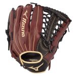 Guantes Mizuno Beisbol MVP Prime Outfield 12.75" Para Mujer Negros Rosas 7854690-DU