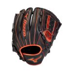 Guantes Mizuno Beisbol MVP Prime SE Pitcher 12" Para Mujer Negros/Rojos 3718465-FV