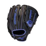 Guantes Mizuno Beisbol MVP Prime SE Pitcher 12" Para Mujer Negros/Azul Rey 6187459-VF