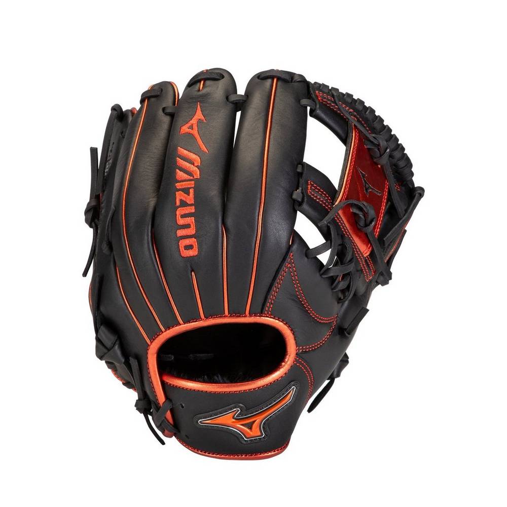 Guantes Mizuno Beisbol MVP Prime SE Infield 11.5" Para Mujer Negros/Rojos 1876593-JY
