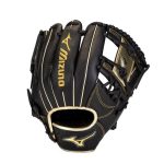 Guantes Mizuno Beisbol MVP Prime SE Infield 11.5" Para Mujer Negros/Dorados 6321570-IG