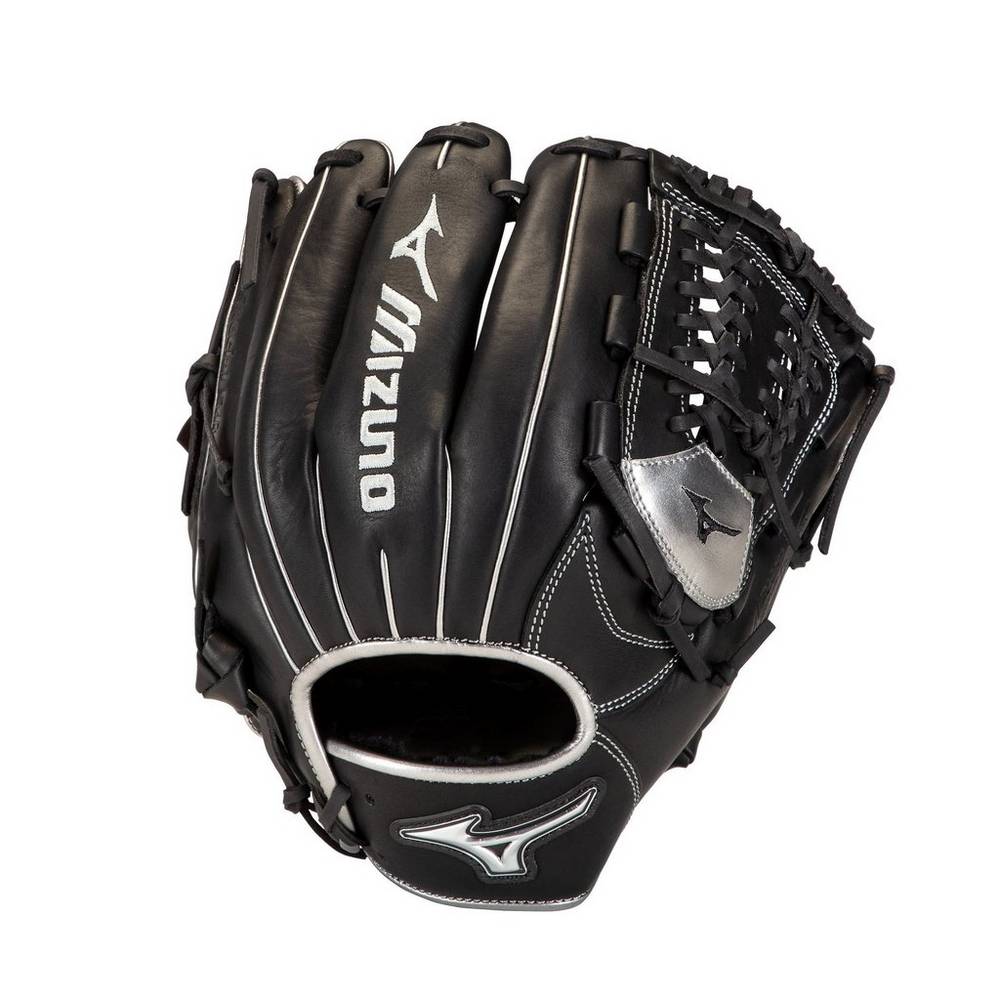 Guantes Mizuno Beisbol MVP Prime SE Infield 11.75" Para Mujer Negros/Plateados 0574836-BA