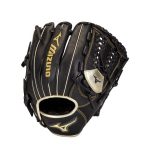 Guantes Mizuno Beisbol MVP Prime SE Infield 11.75" Para Mujer Negros/Dorados 7321086-EO