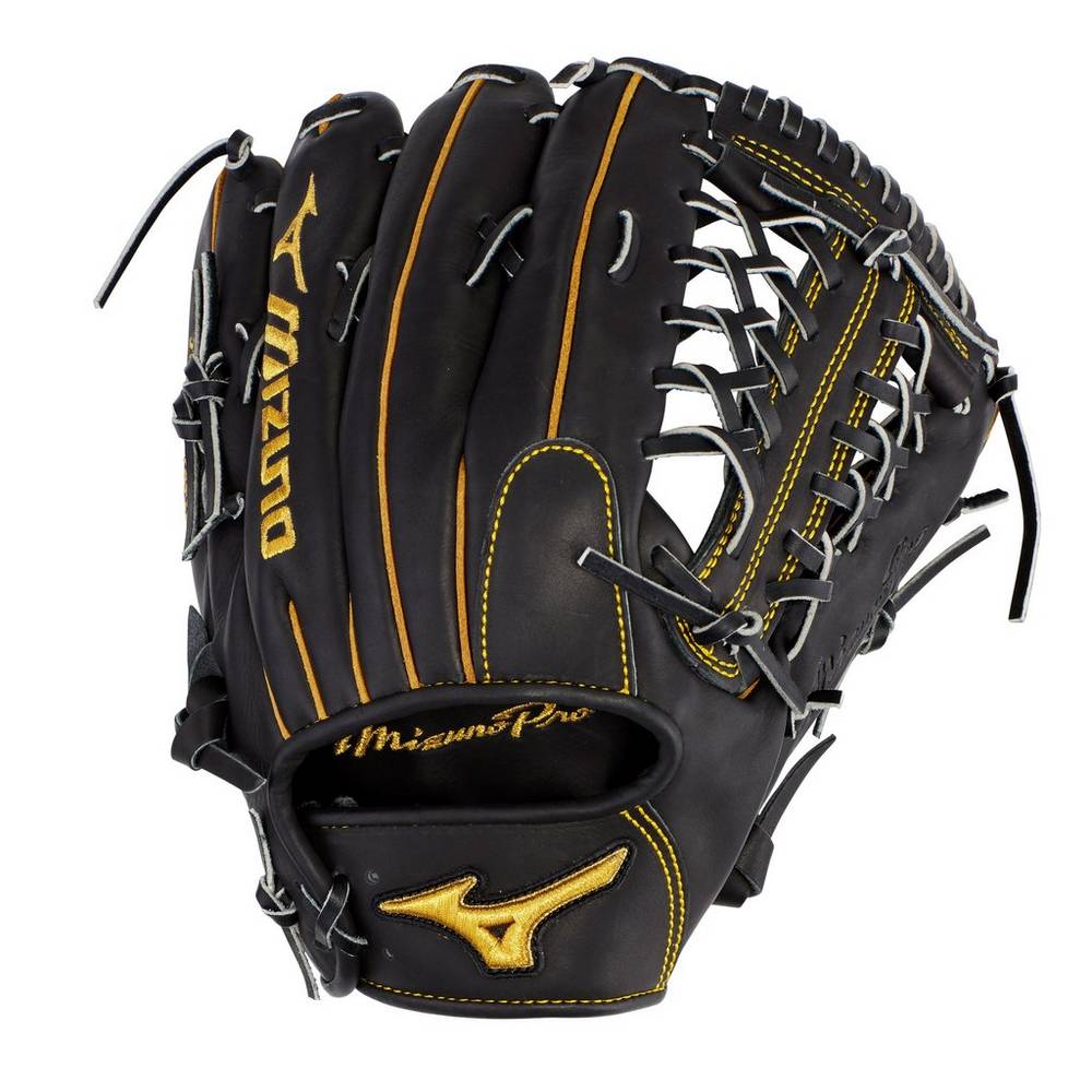 Guantes Mizuno Beisbol Pro Outfield 12.75" - Deep Pocket Para Mujer Negros 4713908-YE