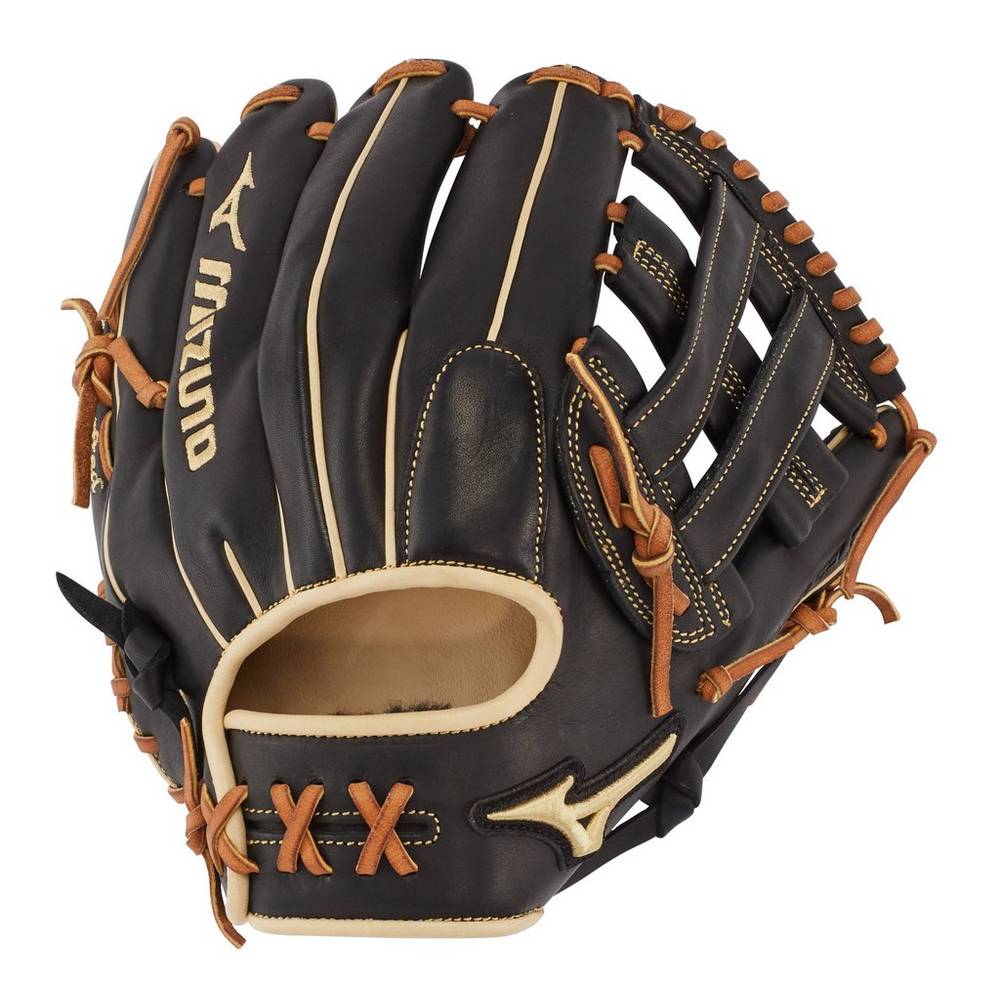 Guantes Mizuno Beisbol Pro Select Infield 11.75" - Deep Pocket Para Mujer Negros 1837920-TV