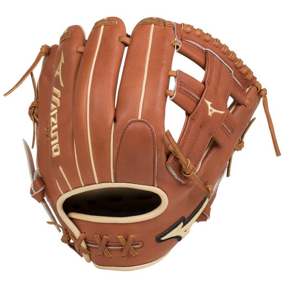 Guantes Mizuno Beisbol Pro Select Infield 11.5" - Regular Pocket Para Mujer Marrom 3980172-OY