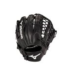 Guantes Mizuno Pro Brett Gardner 12.75" Para Mujer Negros/Plateados 5713209-YZ