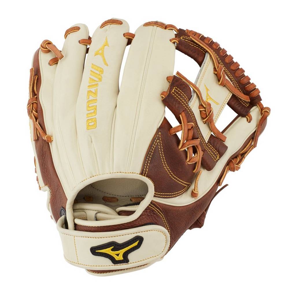 Guantes Mizuno Softball Classic Series Fastpitch 11.5" Para Mujer Plateados/Marrom 9430521-PV