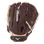 Guantes Mizuno Softball Franchise Series Fastpitch 12" Para Mujer Cafes/Plateados 3204586-OS