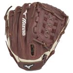 Guantes Mizuno Softball Franchise Series Slowpitch 12.5" Para Mujer Cafes/Plateados 3491276-GO