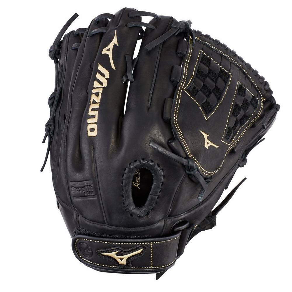 Guantes Mizuno Softball MVP Prime Fastpitch 12.5" Para Mujer Negros 2540196-SU