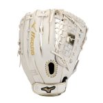 Guantes Mizuno Softball MVP Prime SE Fastpitch 13" Para Mujer Blancos/Dorados 0379846-EX