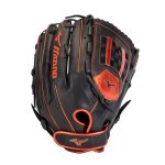 Guantes Mizuno Softball MVP Prime SE Slowpitch 14" Para Mujer Negros/Rojos 7352401-FV