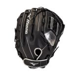 Guantes Mizuno Softball MVP Prime SE Slowpitch 14" Para Mujer Negros/Plateados 7014289-BU