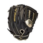 Guantes Mizuno Softball MVP Prime SE Slowpitch 14" Para Mujer Negros/Dorados 0895372-DE