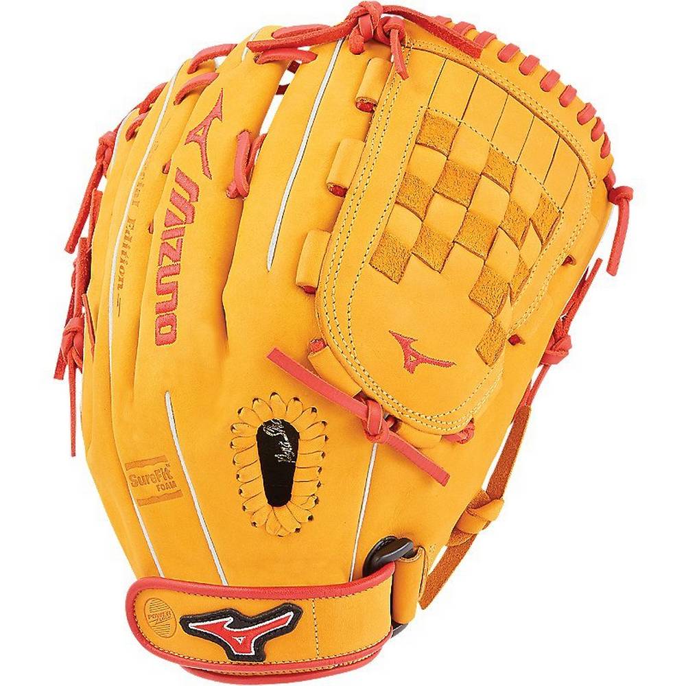 Guantes Mizuno Softball MVP Prime SE Fastpitch 13" Para Mujer Azul Rey/Rojos 3842675-QB