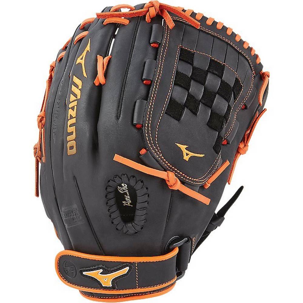 Guantes Mizuno Softball MVP Prime SE Fastpitch 13" Para Mujer Negros/Naranjas 7623591-PM