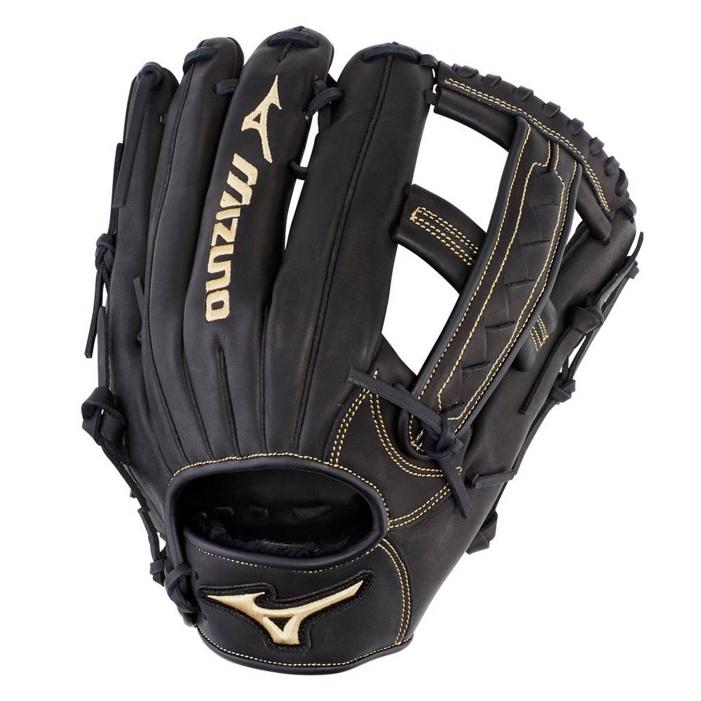 Guantes Mizuno Softball MVP Series Slowpitch 12.5" Para Mujer Negros 9410326-QS