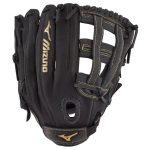Guantes Mizuno Softball Premier Series Slowpitch 12" Para Mujer Negros/Dorados 9650813-EO