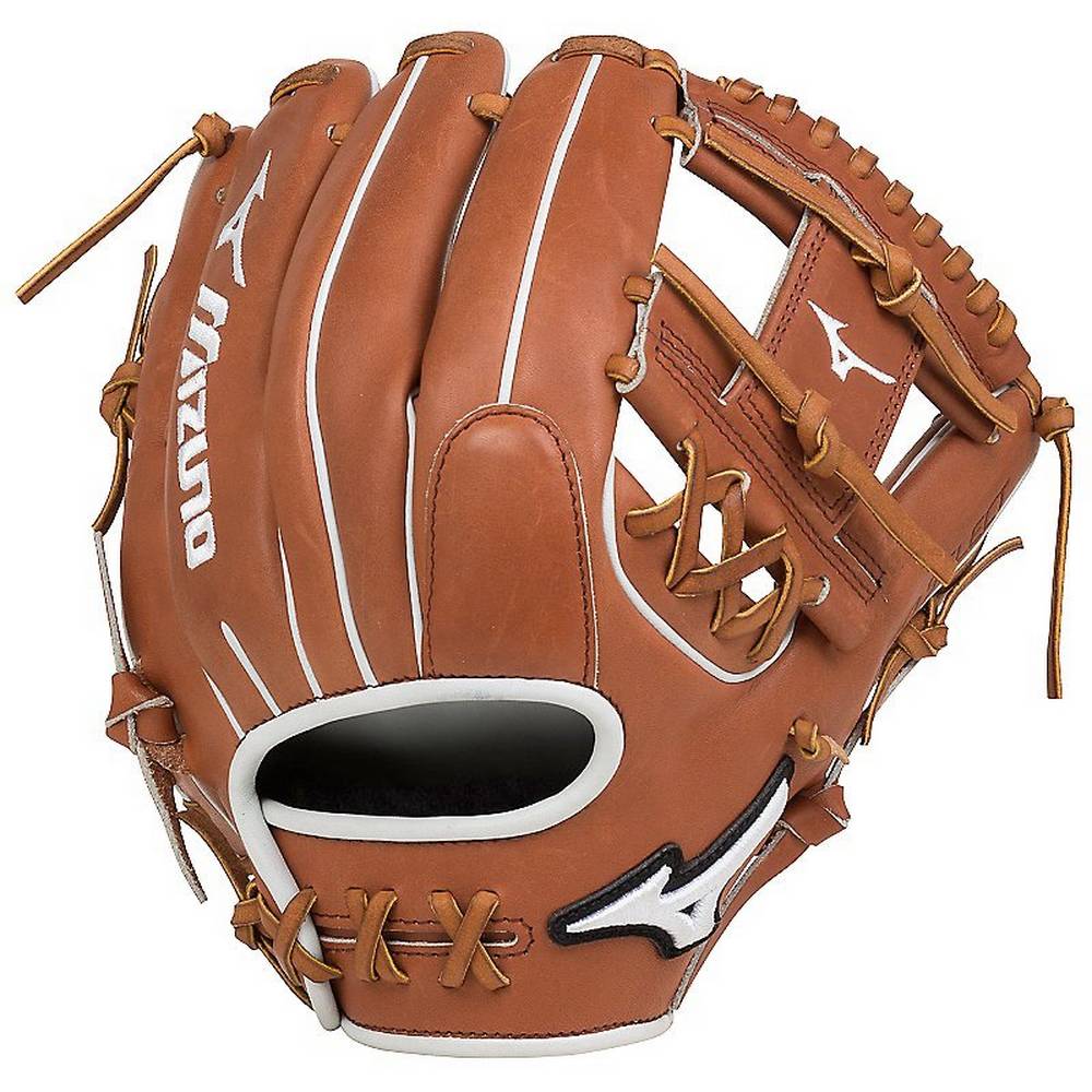 Guantes Mizuno Softball Pro Select Fastpitch 11.5" Para Mujer Marrom 3916278-KX