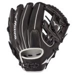 Guantes Mizuno Softball Pro Select Fastpitch 11.75" Para Mujer Negros 0473985-JW