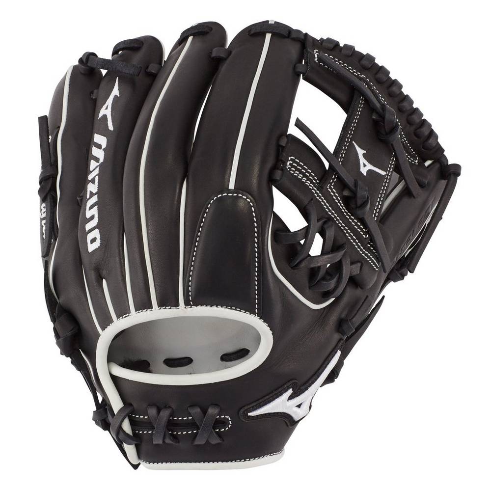 Guantes Mizuno Softball Pro Select Fastpitch 11.5" Para Mujer Negros 7896541-TU
