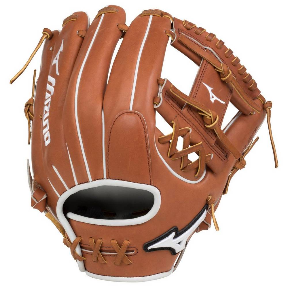 Guantes Mizuno Softball Pro Select Fastpitch 11.75" Para Mujer Marrom 2670189-OU