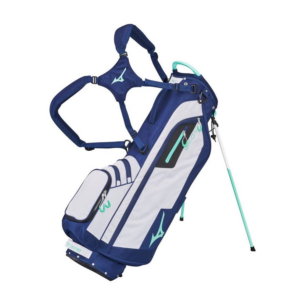 Mochila Mizuno BR-D3 Stand Para Mujer Azul Marino/Blancos 5718640-PS