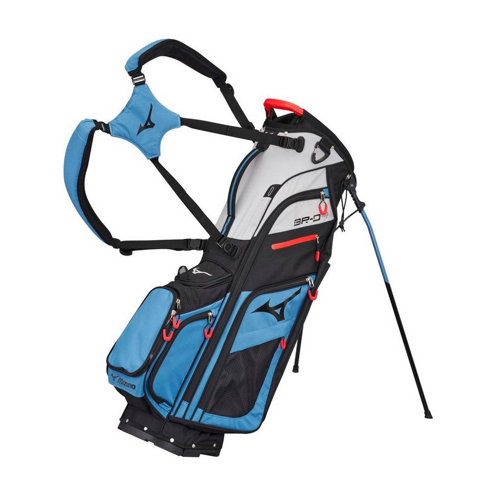Mochila Mizuno BR-D4 14-Way Stand Para Mujer Grises Azules/Negros 8126794-PZ